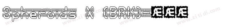 Spheroids X (BRK)字体转换